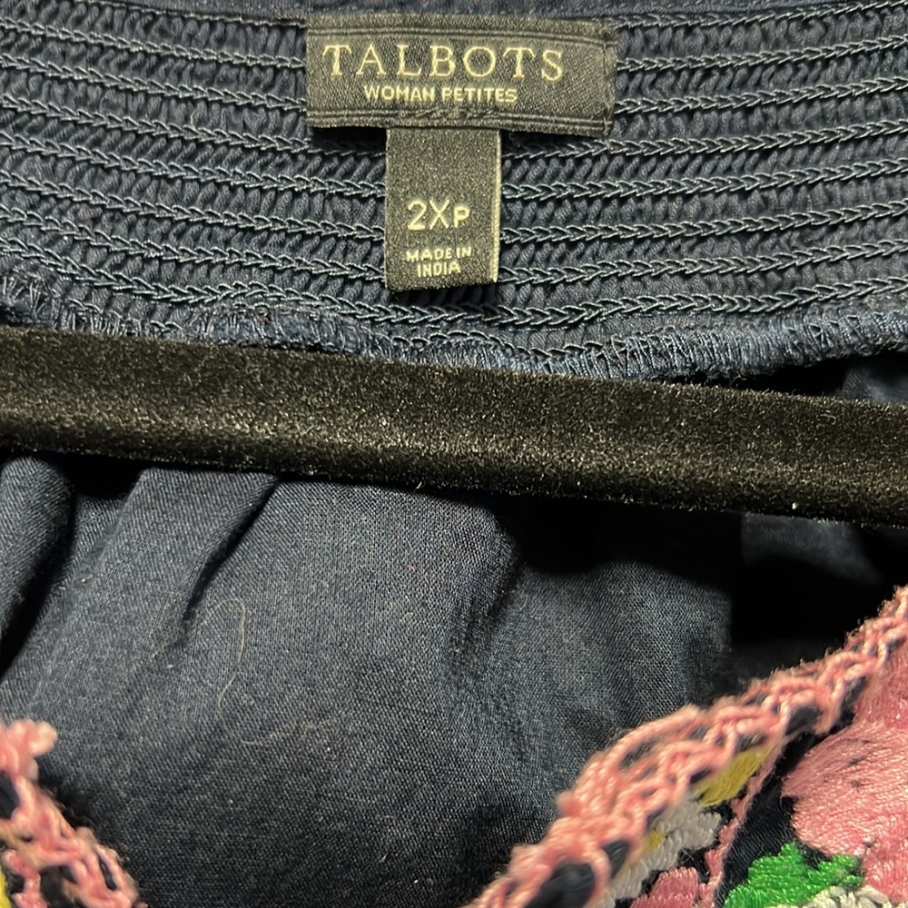 Talbots Embroidered Top - Picture 3 of 5